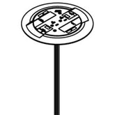 Legrand - Wiremold RC3CTC RC3 Multi-Service Poke-Thru Finish Flange & Slide Holder